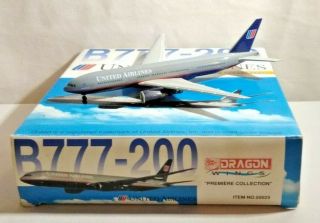 Dragon Wings Premiere 1:400 Scale Boeing 777 - 200 - United Airlines - 55023