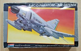 55 - 5821 Monogram 1/48th Scale F - 4c/d Phantom Ii Plastic Model Parts Kit