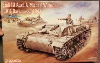 Dragon German Stug Iii Ausf.  A Of Michael Wittman.  Kit 9031.  1/35 Scale