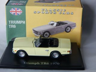 Classic British Sport Cars Triumph Tr6 Atlas Edition 1:43 Scale Model Norev