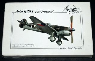 Planet Models 1/48 Avia B.  35.  1 Czechoslovak Prototype Fighter