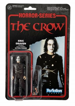 The Crow Brandon Lee Reaction Action Figure By Funko 7 Horror Eric Draven