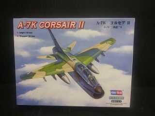 Hobby Boss 1/72 A - 7k Corsair Ii Model Kit 87212.  Open Box / Complete