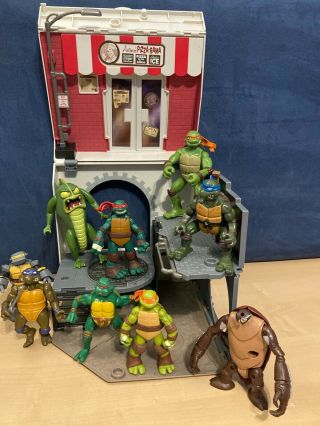 Tmnt - Teenage Mutant Ninja Turtles - Pop - Up Pizza Playset,  9 Figures