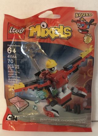 Lego Mixels 41564 Aquad Building Kit Cn Series 8 Red Bag