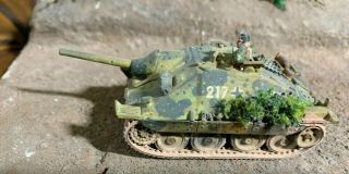 1/72 Scale German Hertz Tank Destroyer Built And Painted With Driver