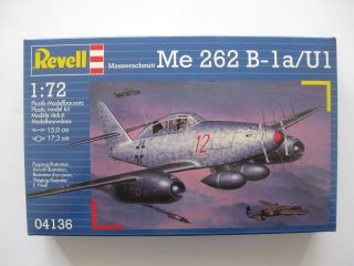 1|72 Model Plane Me 262 B - 1a/u1 Revell D12 - 4757