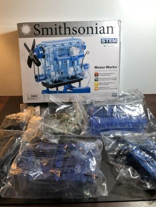Smithsonian Stem Motor - Build A Model Of 4 - Cylinder Engine