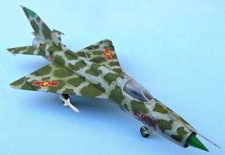 Chengdu J - 7 Fishcan,  Chinese Air Force 1967,  Scale 1/72,  Hand - Made Plastic Model