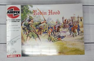 Airfix Robin Hood Sherwood Castle And Figurine Set Kit,  06702