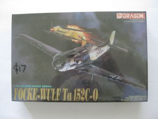 1|72 Model Plane (golden Wing Series) Focke - Wulf Ta 152c - 0 Dragon D12 - 391