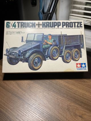 Tamiya 6x4 German Truck Krupp Protze Model Kit 1/35