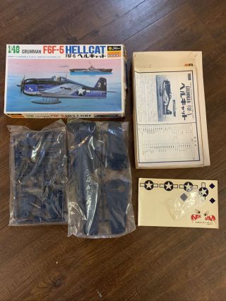 Fujimi 1/48 Grumman F6f - 5 Hellcat Plastic Model Kit Bags