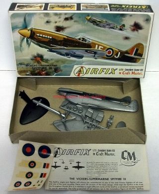 Airfix 1222 1:72 Vickers - Supermarine Spitfire Ix Ww2 Raf Fighter Model Plane Kit