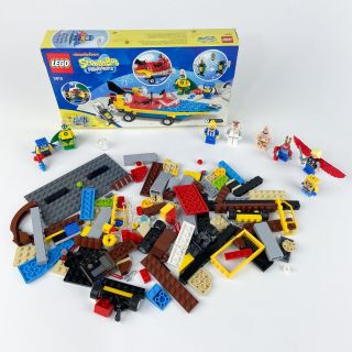 Lego Spongebob Squarepants 3815 Set With Minifigures And Box - Incomplete But.
