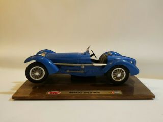 Burago model bugatti type 59 in blue 2