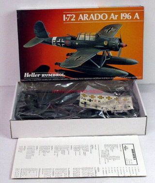 Heller 80241 1:72 Arado Ar 196 A Kriegsmarine Recon Sea Plane Plastic Model Kit