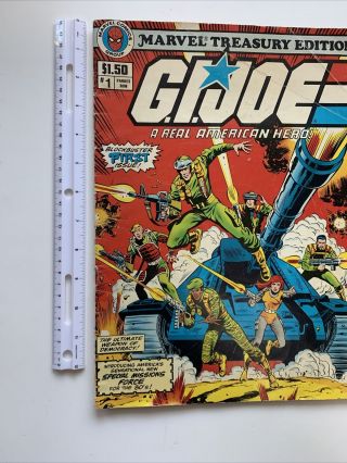 Gi Joe A Real American Hero Comic 1 Marvel Treasury Edition First Issue 1982 2
