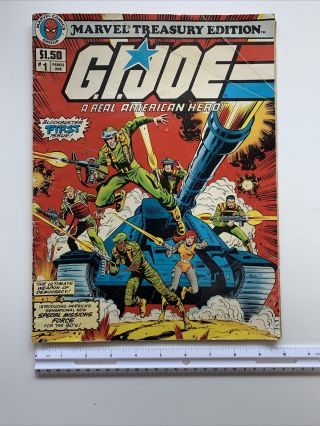Gi Joe A Real American Hero Comic 1 Marvel Treasury Edition First Issue 1982 3