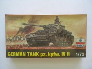 1|72 Model German Tank Pz.  Kpfw.  Iv H Esci D12 - 4339