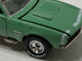 Hot Wheels ' 97 30th Anniversary Of ' 67 Muscle Cars - Green ' 67 Camaro LOOSE 3