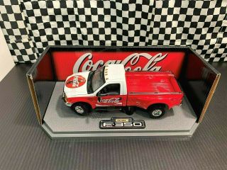 Matchbox 1999 Ford F - 350 Duty Dually Pickup - Coca - Cola - 9.  5 " Diecast Boxed