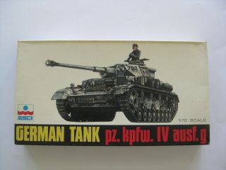 1|72 Model German Tank Pz.  Kpfw.  Iv Ausf.  G Esci D12 - 737