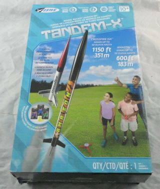 Tandem - X Launch Set Flying Model Rocket Kit W/launch System (2 Rockets)