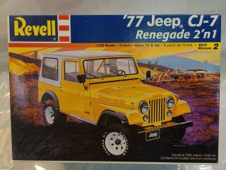 Revell 1977 Jeep Cj - 7 Renegade 2 N 1 Model Kit 1/24 Scale 85 - 2180