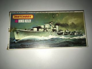 Matchbox Destroyer Hms Kelly 1/700 Kit - Rare