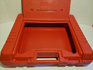 Vintage 1985 Red Lego Plastic Storage Box/bin Carrying Case Empty A