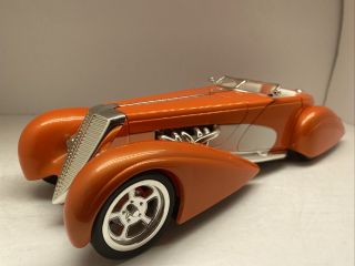 2001 Hot Wheels Speedster Orange Diecast Model 1/18 Scale