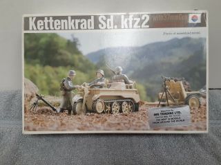Nitto 1/35 Scale Kettenkrad Sd.  Kfz2 With 37mm Gun Plastic Model Kit 15090