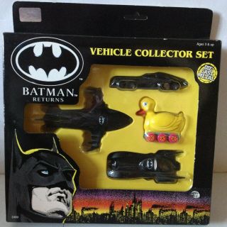 Batman Returns Movie 1992 Ertl Vehicle Collector Set Batmobile