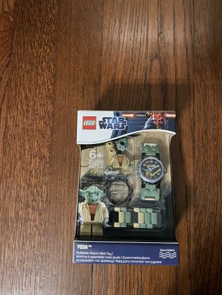 Nib Lego Star Wars Yoda Watch And Mini Yoda Figure Retired Clone War 9002069