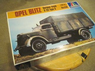 Opel Blitz German Truck Ww - Ii Italeri 1/35 - Open Box Complete