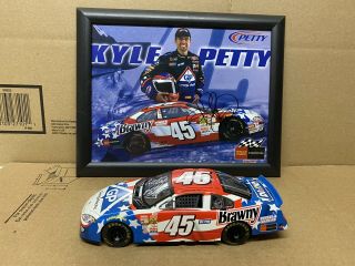 Team Caliber Kyle Petty 2003 Dodge Intrepid And Picture Signed