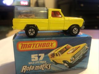 Matchbox Rolamatics 57 Wild Life Truck