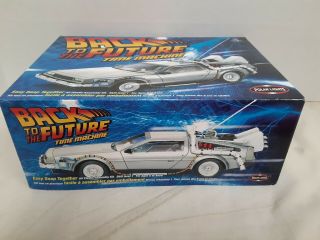 Polar Lights 1:25 Back to the Future Time Mach Model 6811 Open Box/Sealed Parts 2