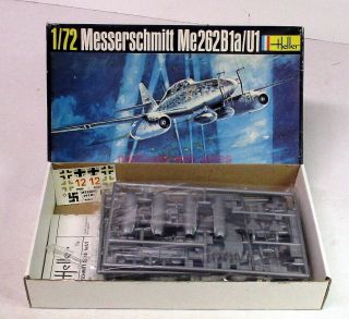 Heller 233 1/72 Messerschmitt Me.  262b1a/u1 Ww2 German Jet Plane Model Kit