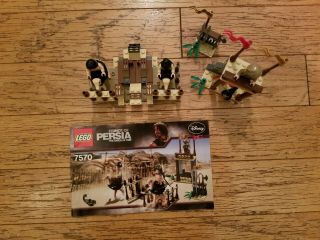 Lego Prince Of Persia 7570 The Ostrich Race Complete Set Instructions Disney
