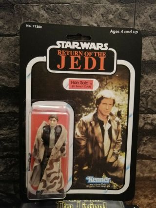 Vintage Kenner Star Wars Rotj Han Solo (trench Coat) Recarded Figure