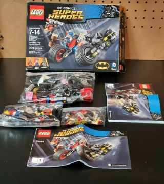 Lego Dc Heroes Batman Dead Shot Harley Gotham City Cycle Chase 76053