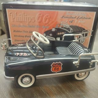 1996 Crown Phillips 66 Fire Engine Pedal Car Bank Limited Edition 1 Of 1,  800