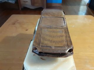 WOODEN Model Mounted on Heavy Stone 1968 MUSTANG SHELBY COBRA 3