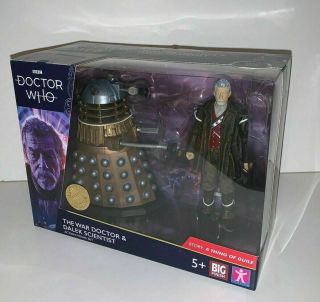 Doctor Who War Doctor & Dalek Scientist Set,  Bnib,  Thing Of Guile,  Exclusive,