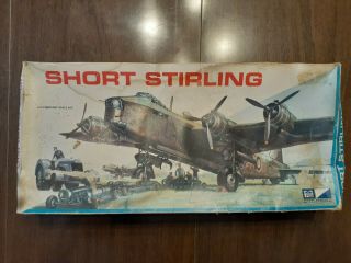 Vintage Airfix Short Stirling 1/72 Model Airplane By Craft Master