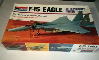 Vintage Monogram 1:72 Scale F - 15 Eagle Plastic Model Kit 7580 Nib 1974