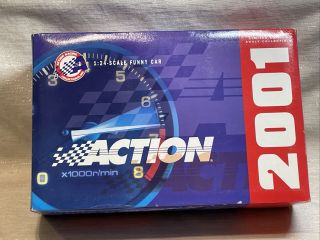 2001 Mustang John Force Gtx Castrol Funny Car Diecast 1:24 Action 10x Champ