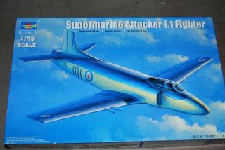 1/48 Trumpeter Supermarine Attacker F.  1 Early British Royal Navy Jet Fighter
